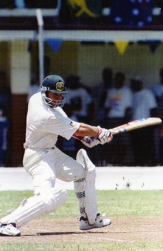 Michael Slater at his peak in the West Indies in 1995.