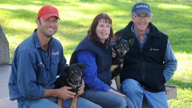 Simon Riddle, Anna Toland and Phil Toland.