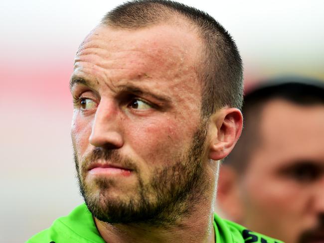 Josh HODGSON. NRL; North Queensland Cowboys Vs Canberra Raiders at 1300 Smiles Stadium. Picture: Alix Sweeney