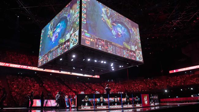 An e-sports tournament. Picture: AFP