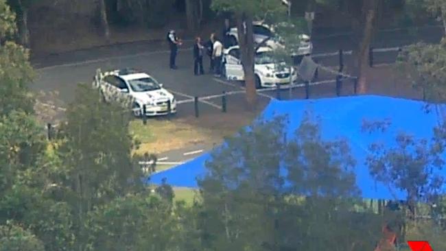 Police are treating it as suspicious. Picture: Seven News