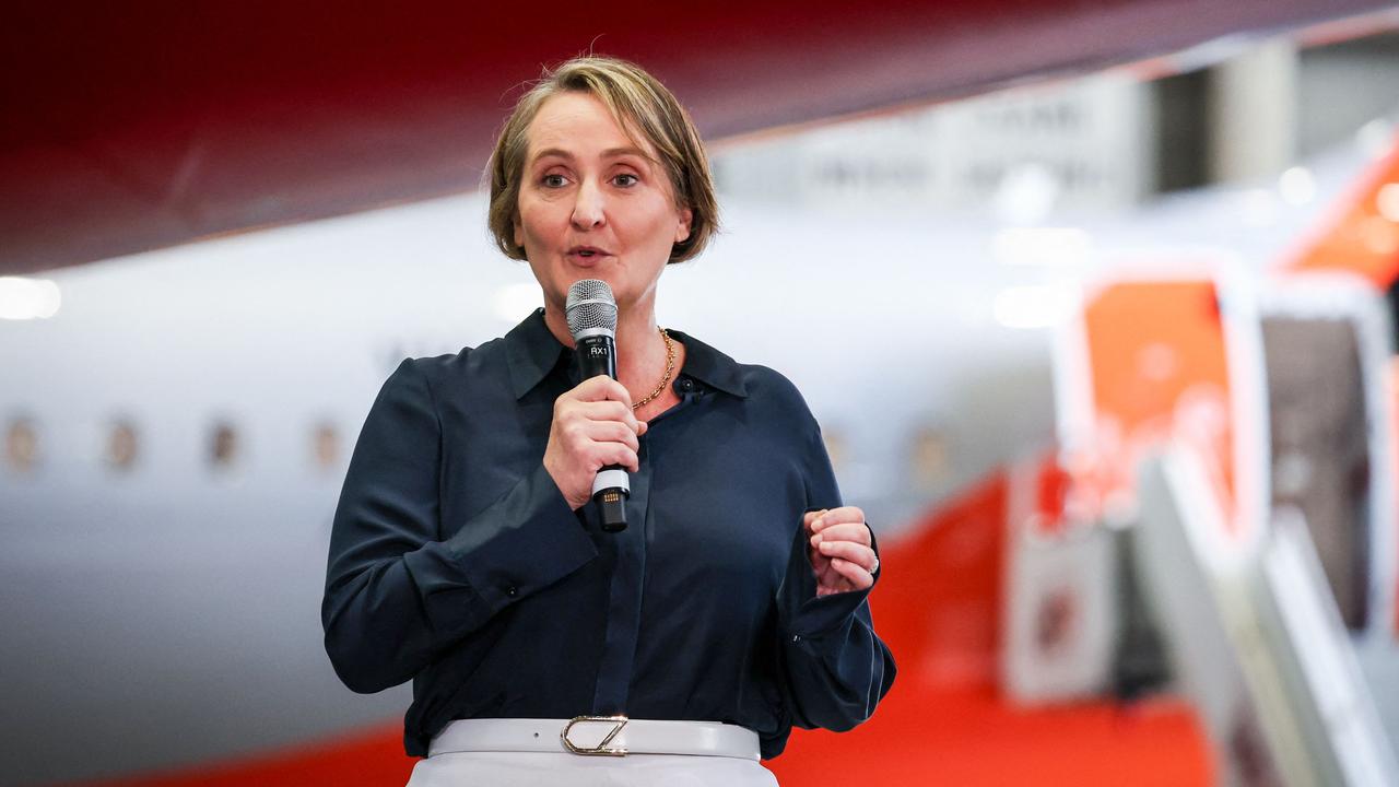 Qantas Airways chief executive Vanessa Hudson made a major frequent flyer program announcement on Monday. Picture: David Gray / AFP.