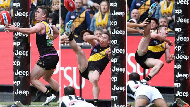 Jack Higgins goal of the century. Picture: Michael Klein