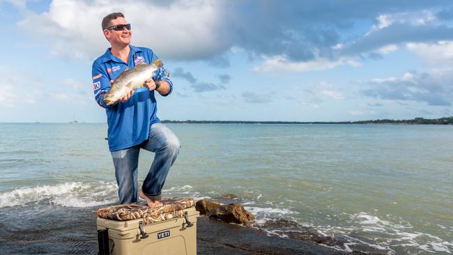 Three of the Million Dollar fish were caught over the weekend with three lucky anglers taking home $35000 for their catches. Jamie Poniris caught a $10,000 fish in Yellow Waters after his girlfriend had called it a night. Photograph: Che Chorley