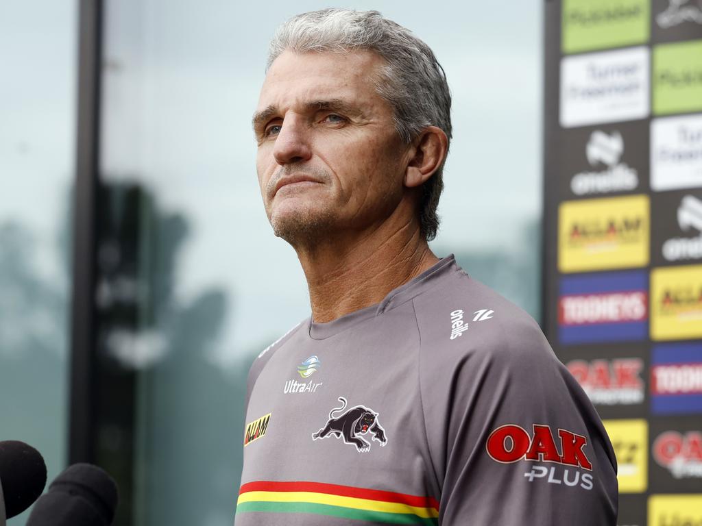 Ivan Cleary was open and honest about his most challenging period as Penrith coach.Picture: Richard Dobson