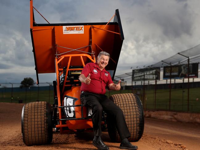 Lance Wilson has been volunteering at Valvoline Speedway since it opened in 1977. He currently manages the corporate boxes. Picture: Jonathan Ng