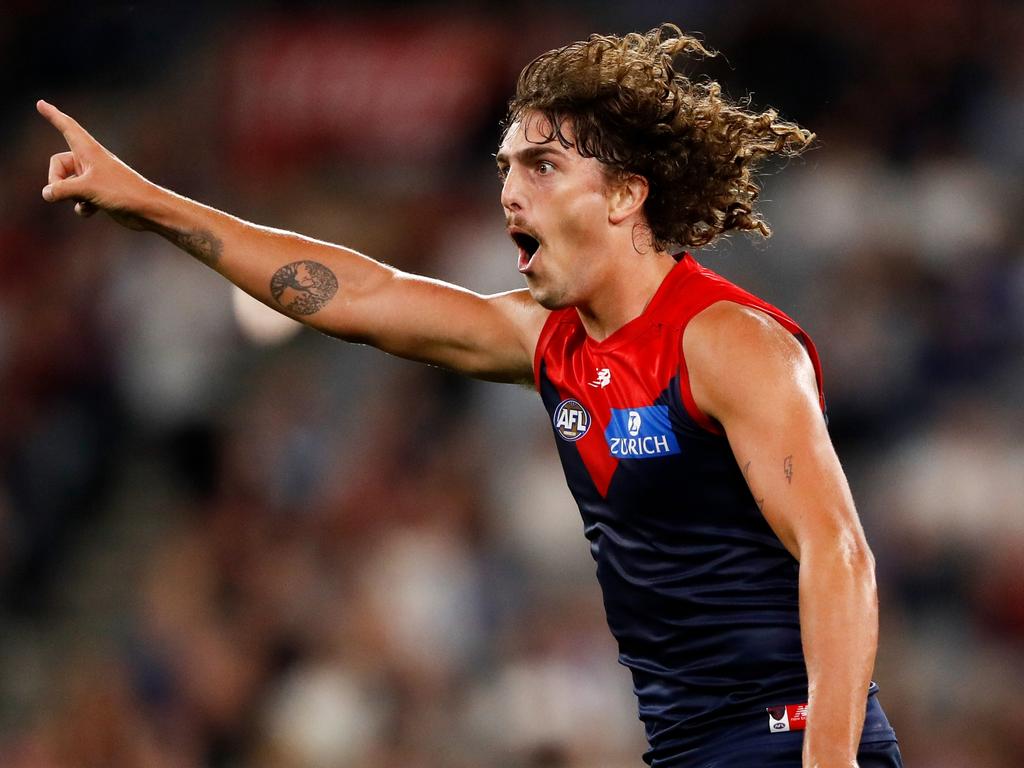 The unicorn Luke Jackson will have no shortage of suitors if he can’t come to terms with the Dees. Picture: AFL Photos/Getty Images