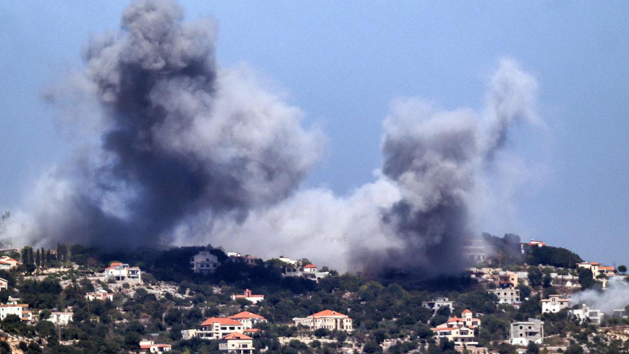 Israel attacks Hezbollah strongholds in Lebanon. Picture: Rabih Daher / AFP