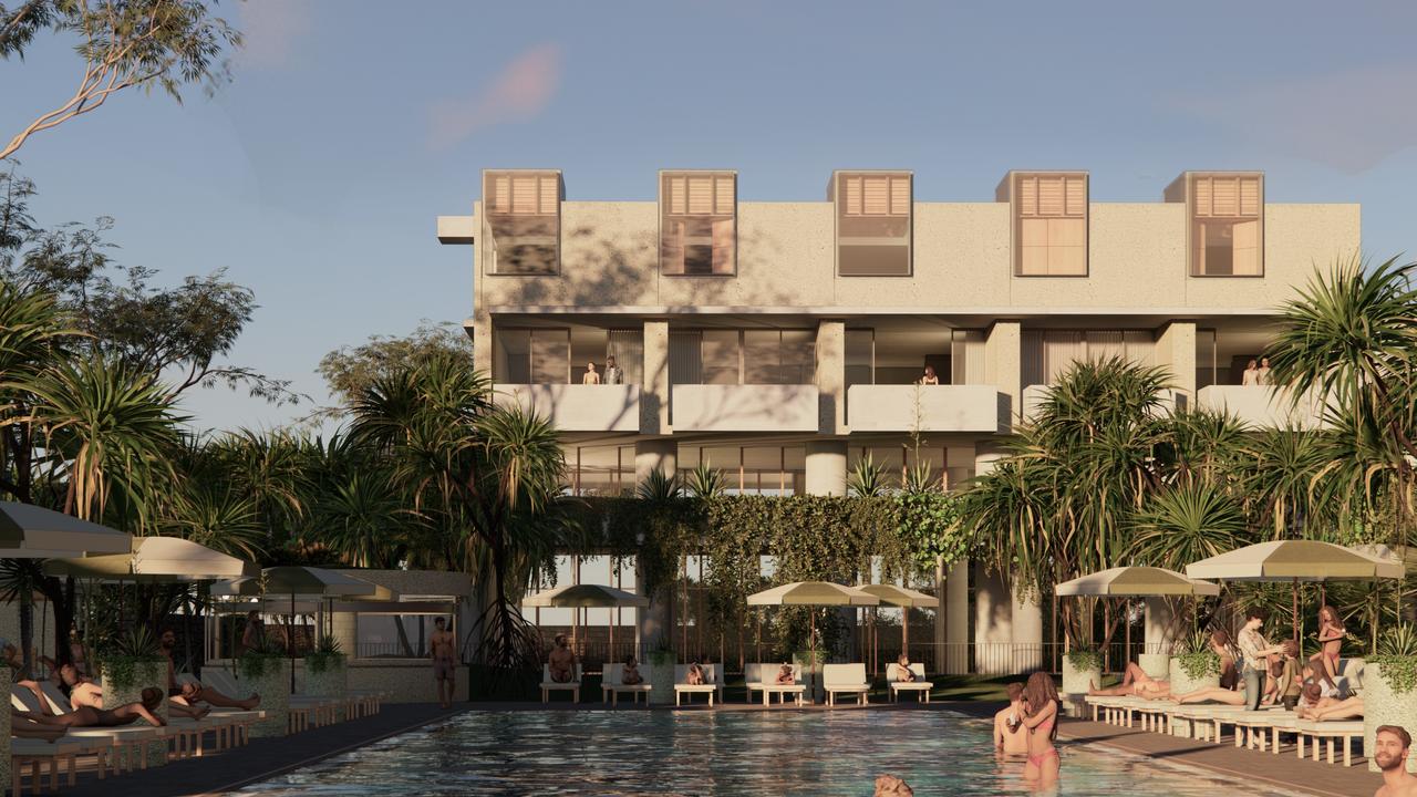 Renders of The Calile Hotel at Noosa.