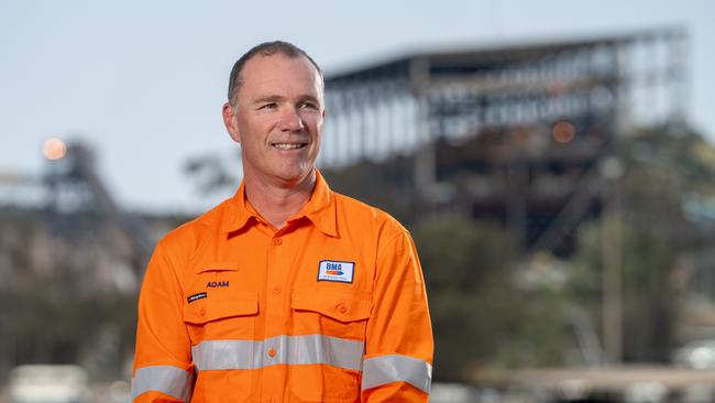 BMA asset president Adam Lancey – photographed at one of the company’s Bowen Basin coal mines. Picture: Cameron Laird.