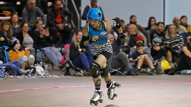 Roller Derby Star Invader Scrim. Picture: Supplied