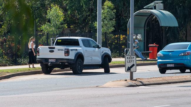 A crash has occurred on a busy section of the Stuart Highway near Parap. Picture: Pema Tamang Pakhrin