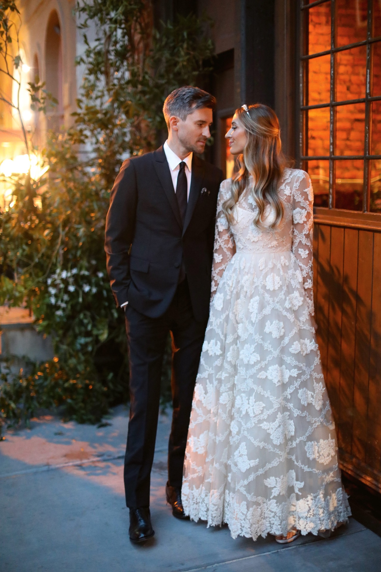 The Bride Wore Custom Valentino for Her Picturesque Wedding at