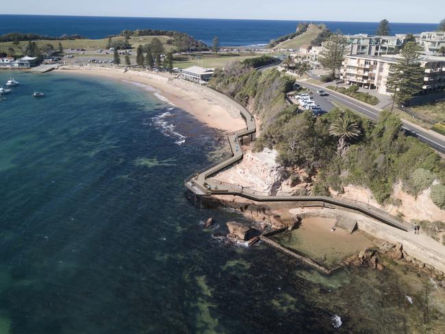 Artists impressions of the proposed Terrigal boardwalk.