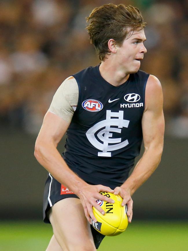 Carlton’s first-round draft pick, Paddy Dow.