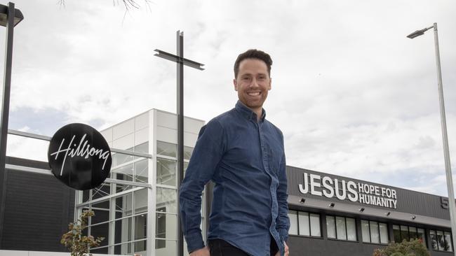 Tim Douglass, the state pastor for Victoria, at the new Hillsong Church in Knoxfield last year. Picture: Andy Brownbill