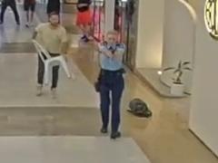 Police Inspector Amy Scott in CTV. Sharepoint folder - Inquest material, versions of the flythrough reconstruction videos. Joel Cuachi stabbed six people to death inside Westfield Bondi Junction.