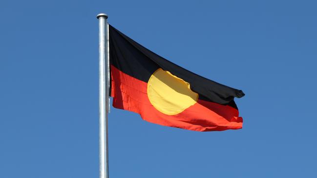 The Aboriginal flag.