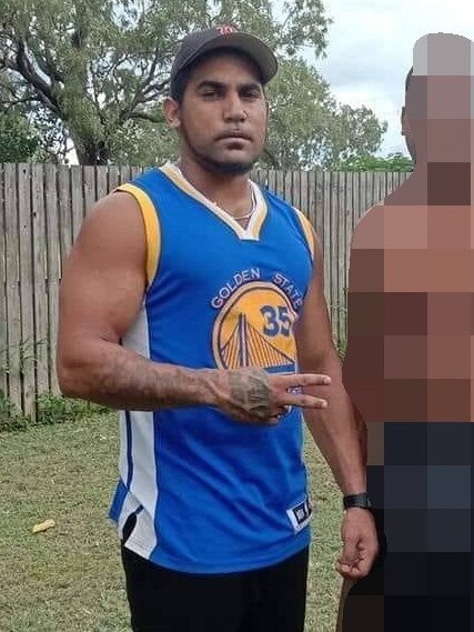 Aubrey Donahue (left) was fatally shot by police in Mareeba on Saturday after allegedly approaching specialist officers armed with a knife.