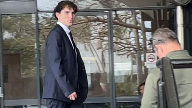 Harrison William John Quinn leaves Byron Bay court.