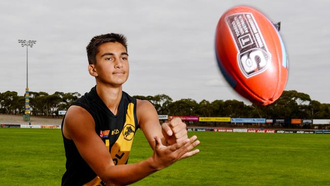 Glenelg’s Ashton Moir is a player to watch in 2023. Picture: Brenton Edwards