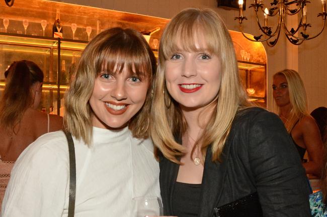 Maddison Holmes and Ashleigh Houlcroft at the launch of Gold Coast Fashion Week at The Island, Surfers Paradise. Picture: Regina King