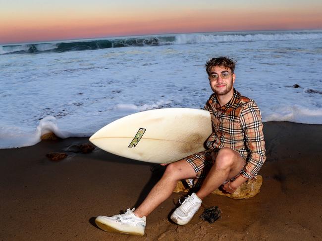 Dylan Nacass was bitten at Bells Beach. Picture: Glenn Ferguson