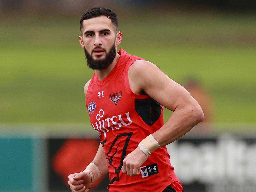 Saad El-Hawli is pushing for a round 1 debut at Essendon. Picture: Kelly Defina/Getty Images