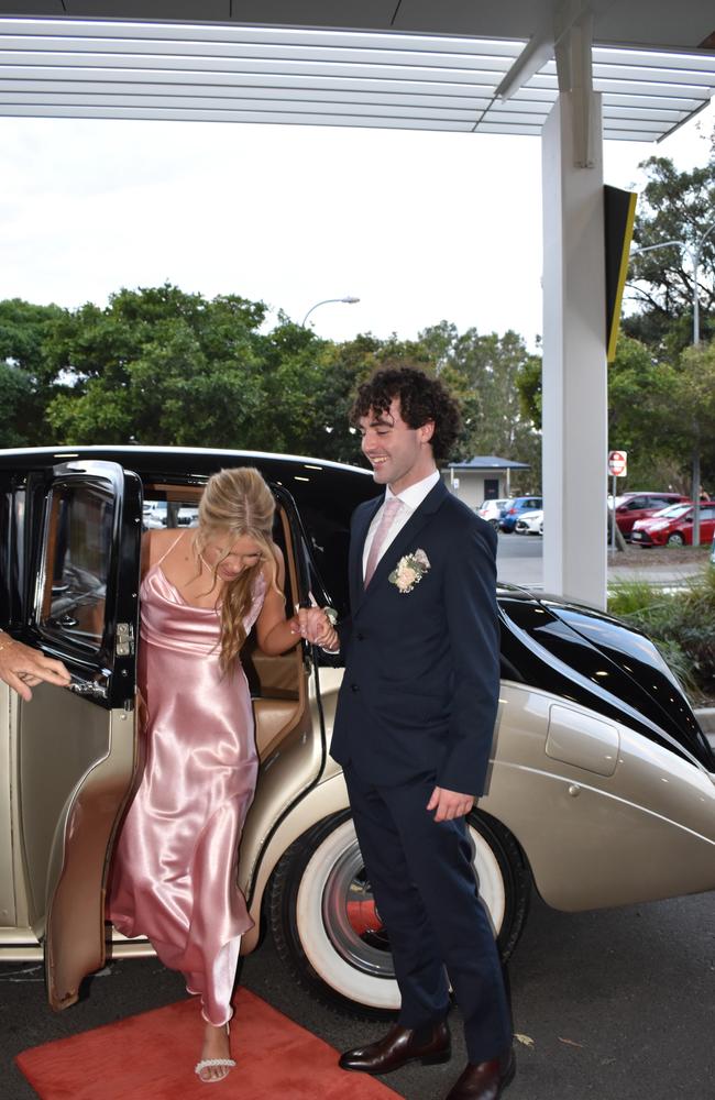 Students at the 2024 Nambour Christian College formal.