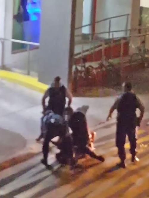 Police had arrested the teen after he had refused a direction to move on