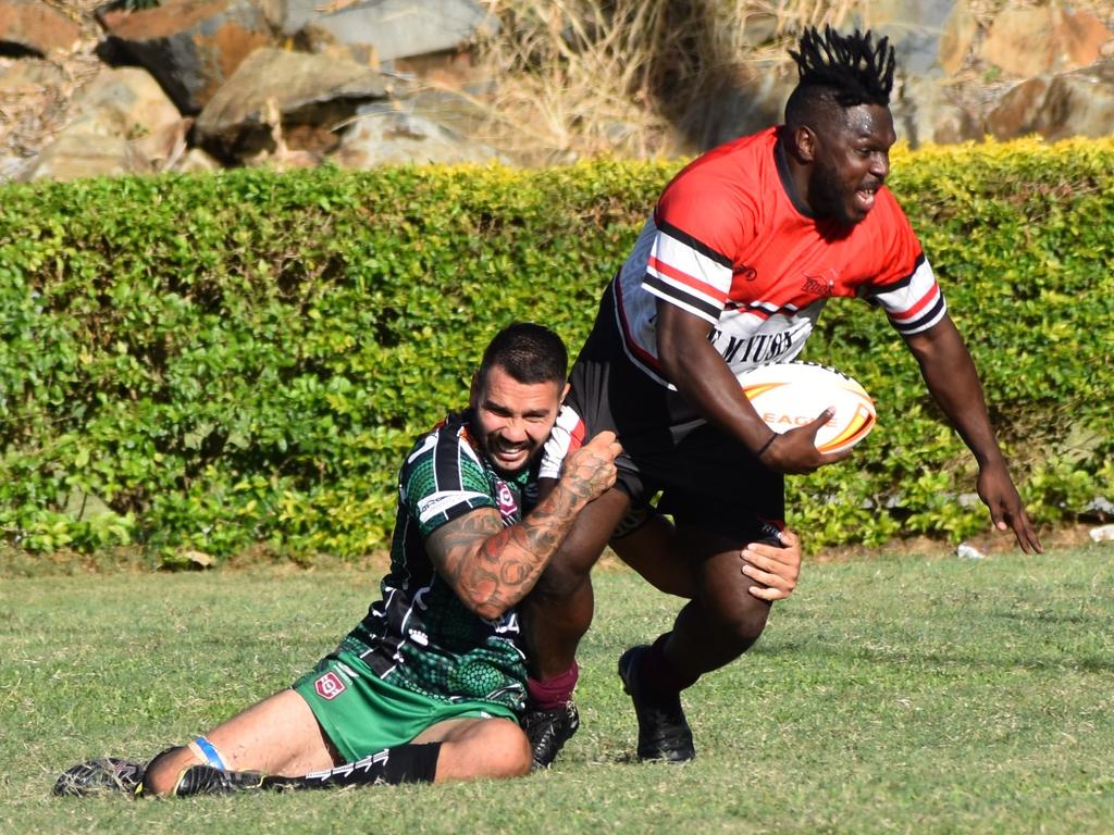 Warba Wangarunya Rugby League Carnival men's final - Tereek Conlon Memorial Wagtails versus Bamaga Roos.