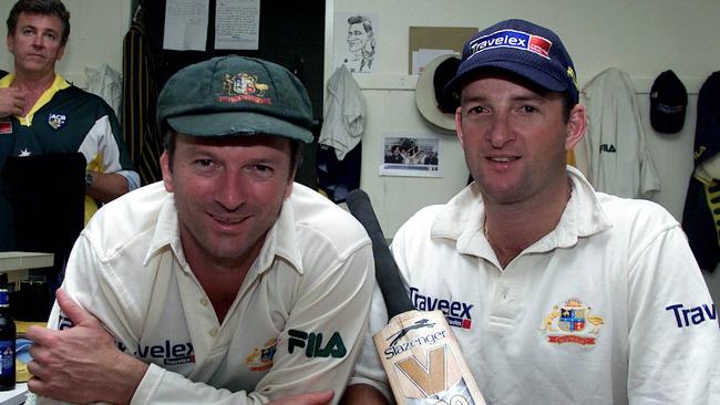 Steve and Mark Waugh scored a bucketful of runs in the 2001 Ashes campaign.