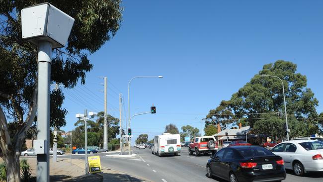 New technology allows fixed traffic cameras to pick up offences like using a mobile phone while driving. Picture: Keryn Stevens