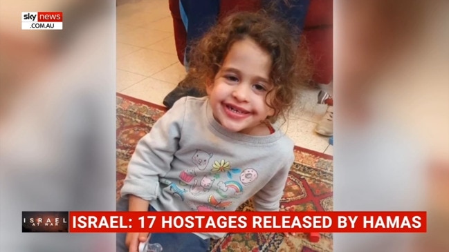 Four-year-old orphan among 17 hostages released by Hamas