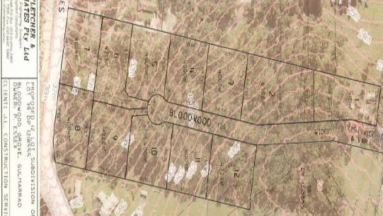 The location of the subdivision off between McIntyres Lane and Bloodwood Cl.