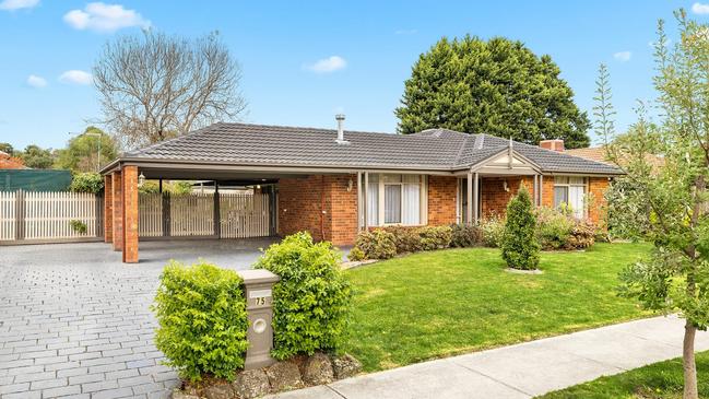 A three-bedroom brick home in Ferntree Gully scored a strong result.