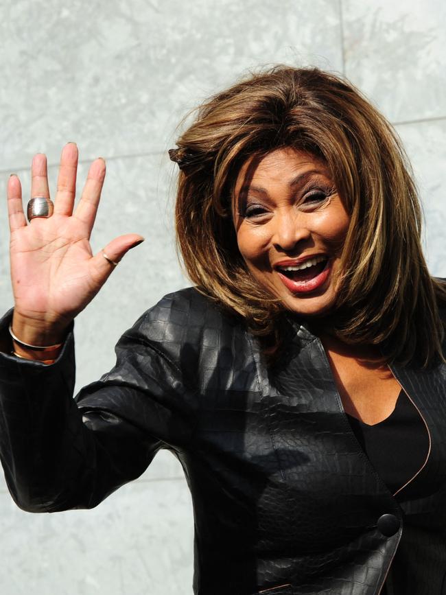 Tina Turner pictured during Women's fashion week in Milan in 2011. Picture: AFP