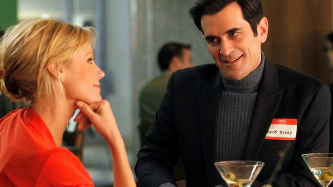 Like most married couples, Claire and Phil Dunphy rely on alter egos to spice up conversation on a night out. (Pic: Modern Family)