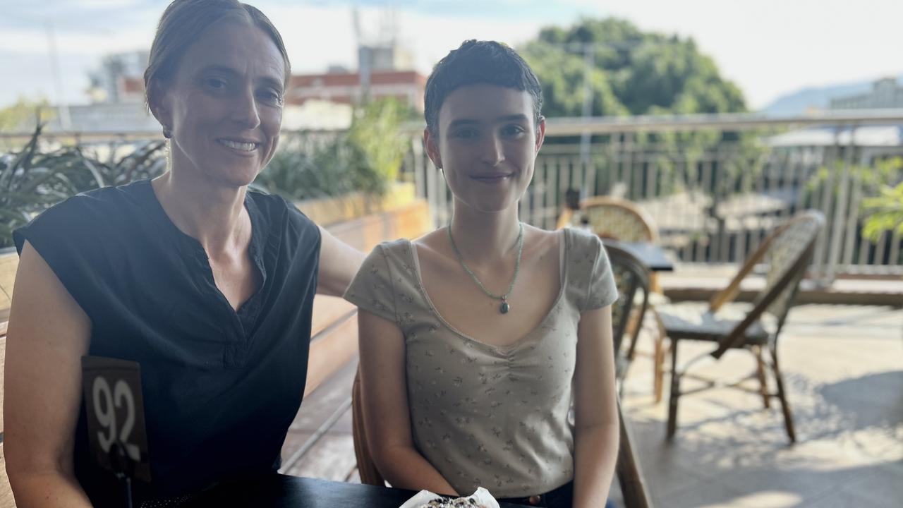 St Monica’s College student Georgia Barrett (pictured with mum Sophie) is a softly spoken, determined 17 year old with an eye on a future career in nursing or medicine. Georgia was 14 when she was diagnosed with leukaemia in the midst of the Covid pandemic while on a festive season holiday at Heron Island and northern NSW. Supplied image for Cairns Post's Champions of COUCH campaign.