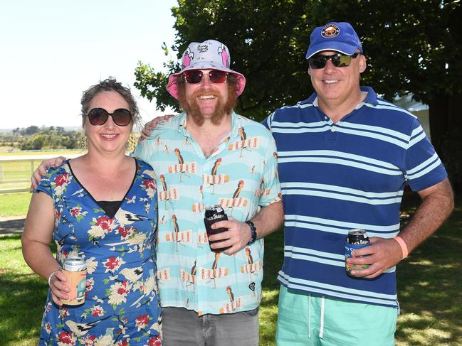 Woolamai Cup 2024. Jessica Greville, Luke Baker and Ben Andrews. Picture: David Smith