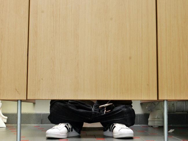A highly intoxicated man forced a 14-year-old girl into a toilet cubicle in St Kilda and sexually assaulted her for 30 minutes.