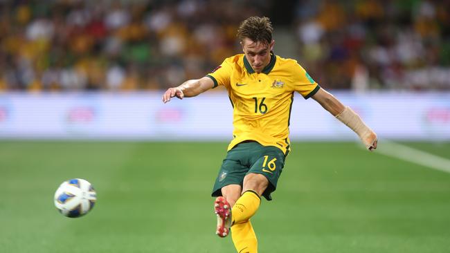 Joel King has been added to the Socceroos squad for Tuesday’s match against Lebanon. Picture: Mike Owen/Getty Images