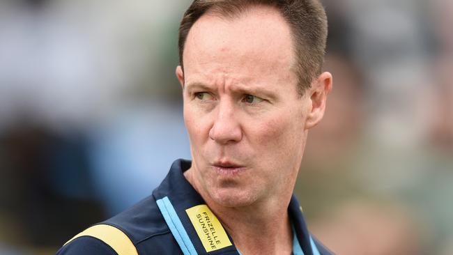 Sydney Roosters v Gold Coast Titans. Gold Coast Titans coach Justin Holbrook. Pic Mat Roberts/NRL Imagery.