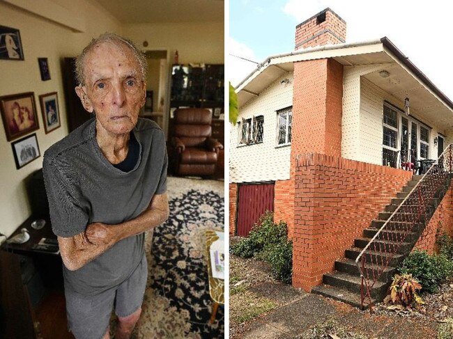 An elderly widower's home is being taken by the state gov for a school extension.