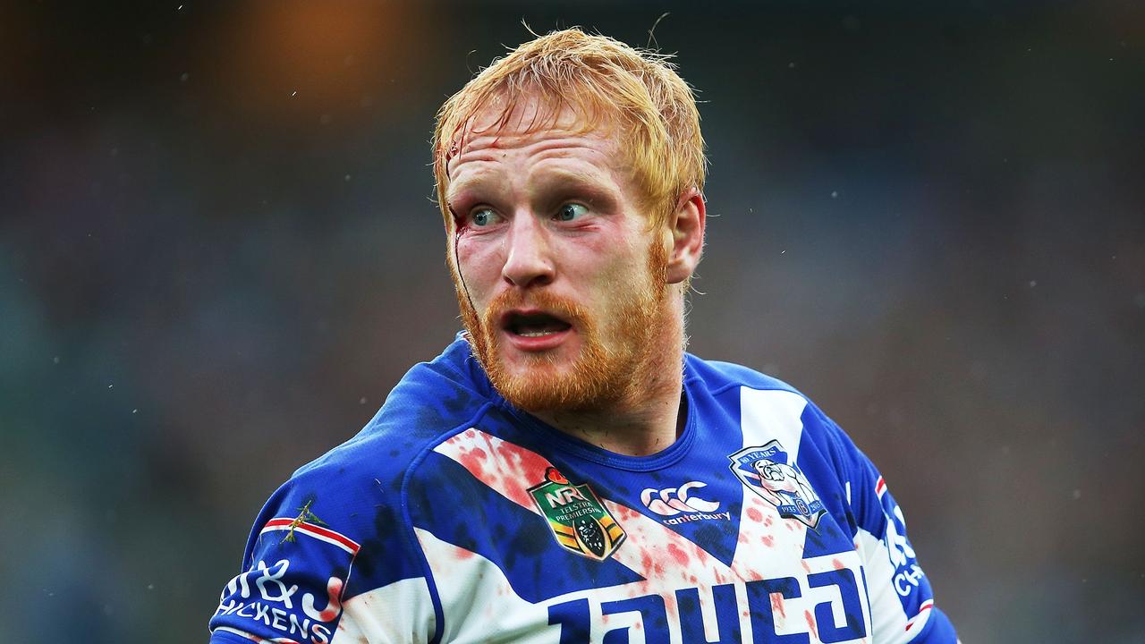 James Graham during his playing days with the Bulldogs. (Photo by Brendon Thorne/Getty Images)