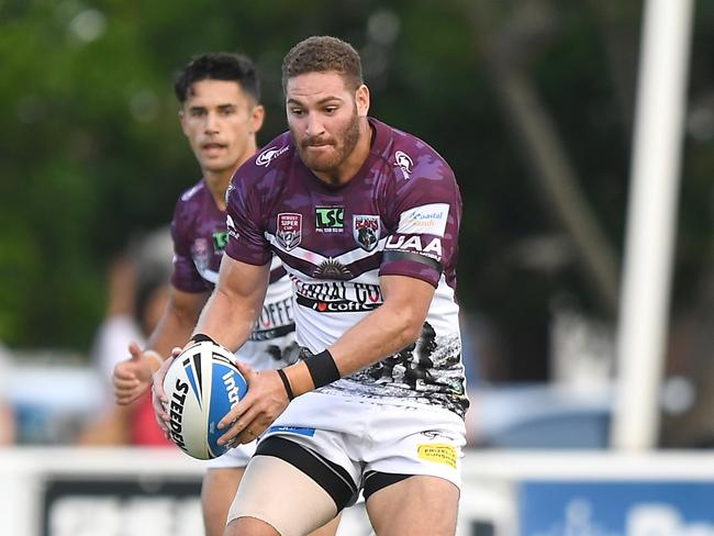 Brenko Lee pictured playing for the Burleigh Bears in the 2019 Intrust Super Cup. Picture: Supplied.