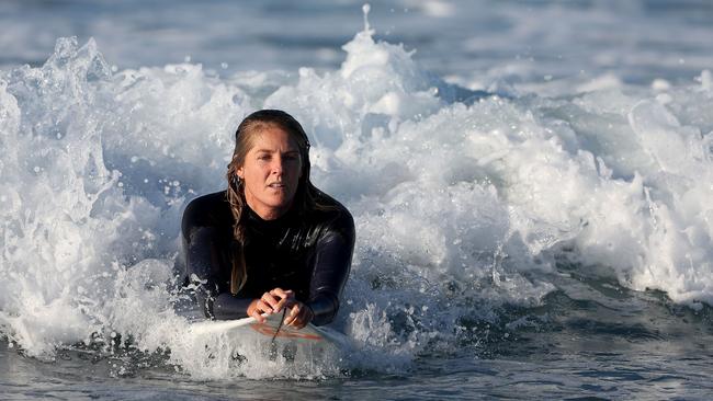 Stephanie Gilmore has a chance to capture a historic eighth world title. Picture: Sean M. Haffey/Getty Images/AFP