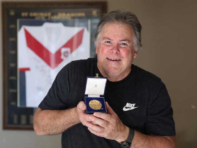 Rugby league great Steve Morris at his home in Kiama Downs. Picture: Brett Costello