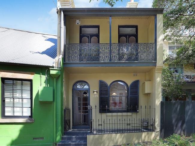 The Bourke St terrace sold for $2.705m.