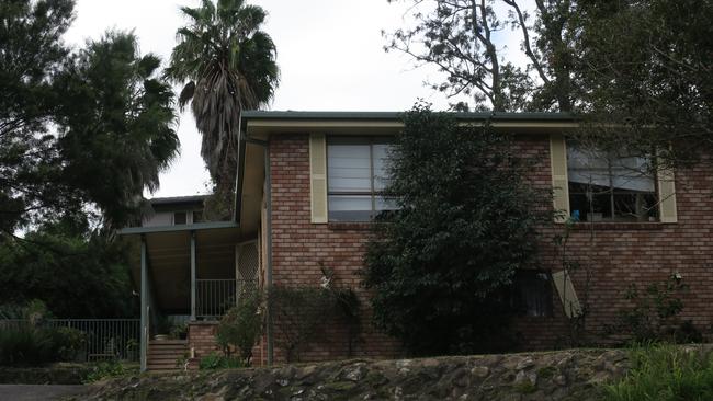 The house at Sunnyhills Terrace, Berkeley Vale, where a woman, 70, suffered critical head injuries. Her husband, 95, was charged with wounding. Picture: Richard Noone